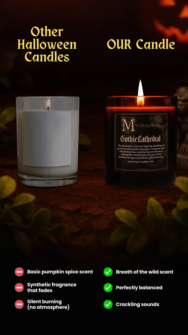 Candles, US · Static · EN: Angle: the candles you already buy, next to ours