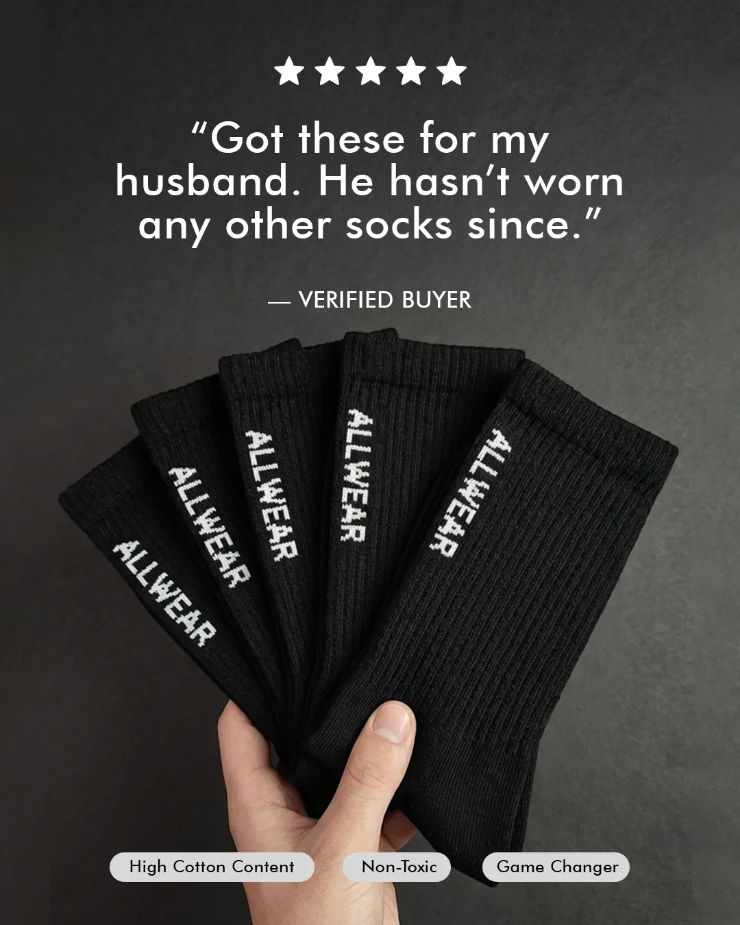 Socks · Static ad, EN